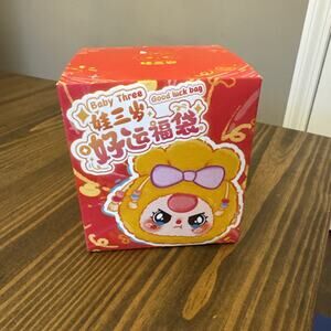NEW NIB Pop Mart Baby Three Good Luck Bag Plush Blind Box Toy US SELLER